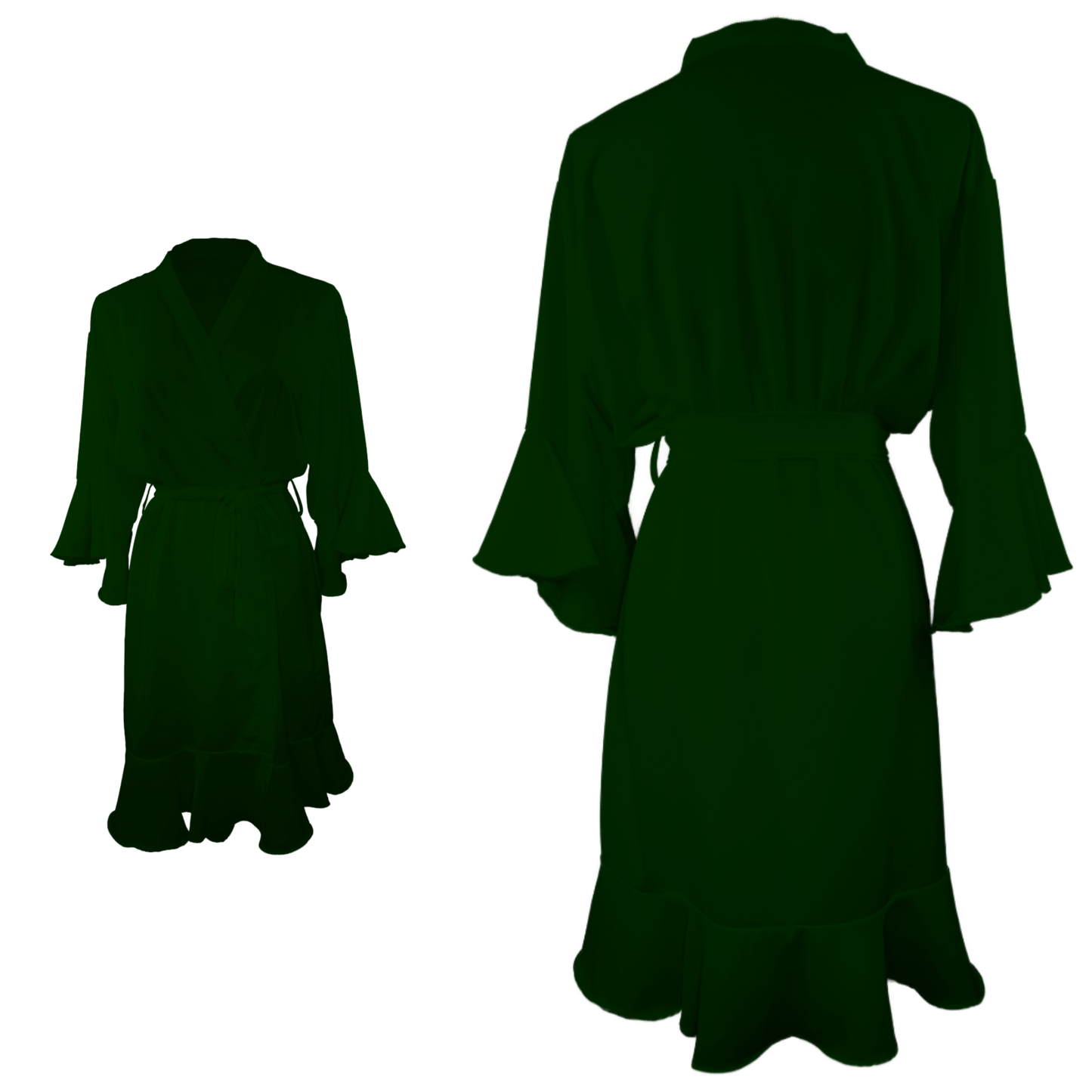 Ruffle Robe